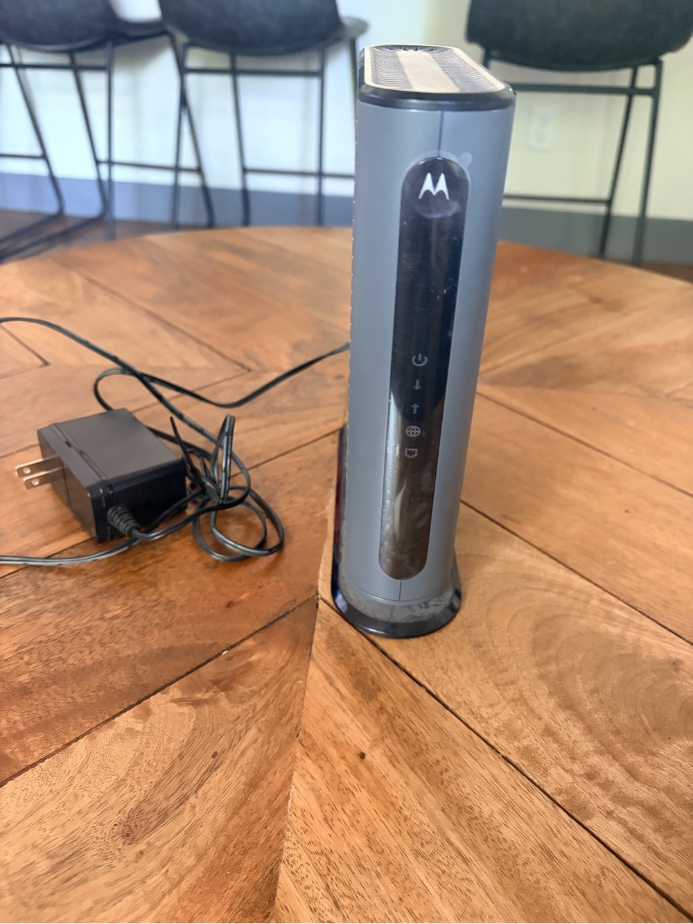 Motorola Vertical Modem in Gray and Black